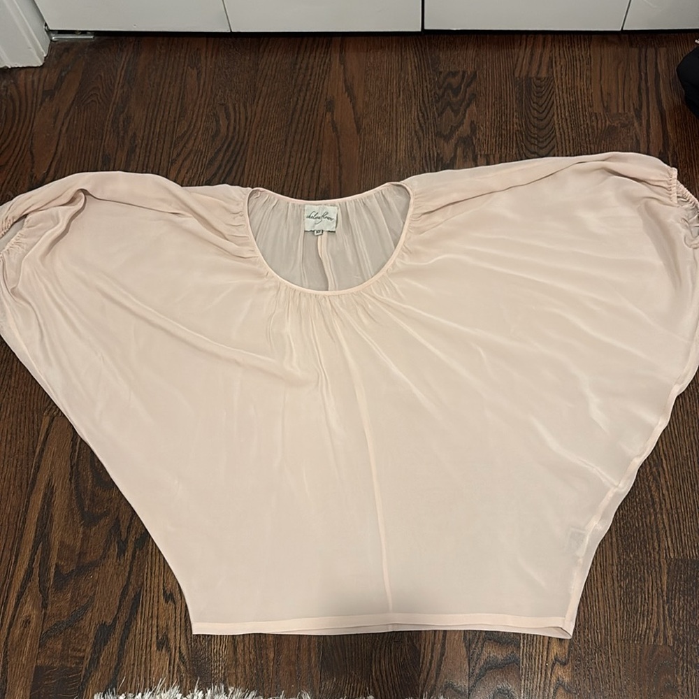 Pink Ruched Relaxed Blouse - Picture 11 of 13